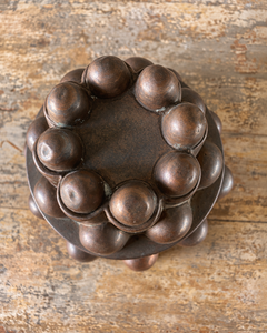Antique Medium Copper Stamped Jelly Mould