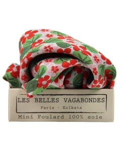 Les Belles Vagabondes Printed Silk Scarf