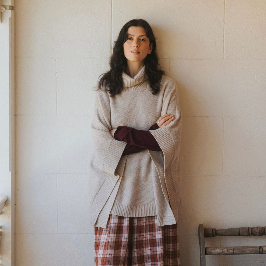 Montaigne Agnès 100% New Zealand Wool Poncho