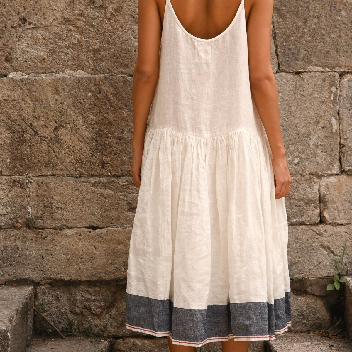 Meg by Design High Tea Short Slip Linen Gauze Dress