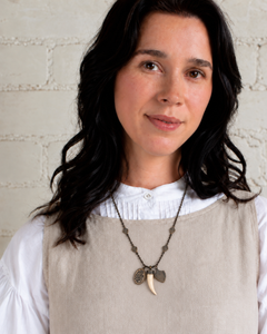 Manteau Noir 3's A Charm Sterling Silver Necklace