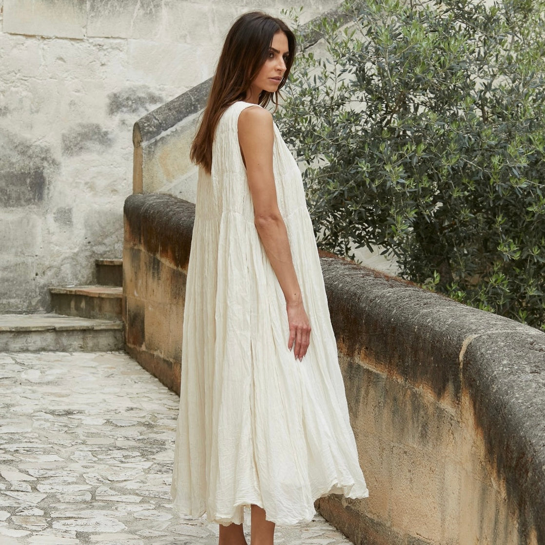 Meg by Design Athena Long Cotton Gauze Dress