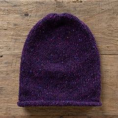 Fisherman Out Of Ireland Donegal Yarn Roll Edge Beanie
