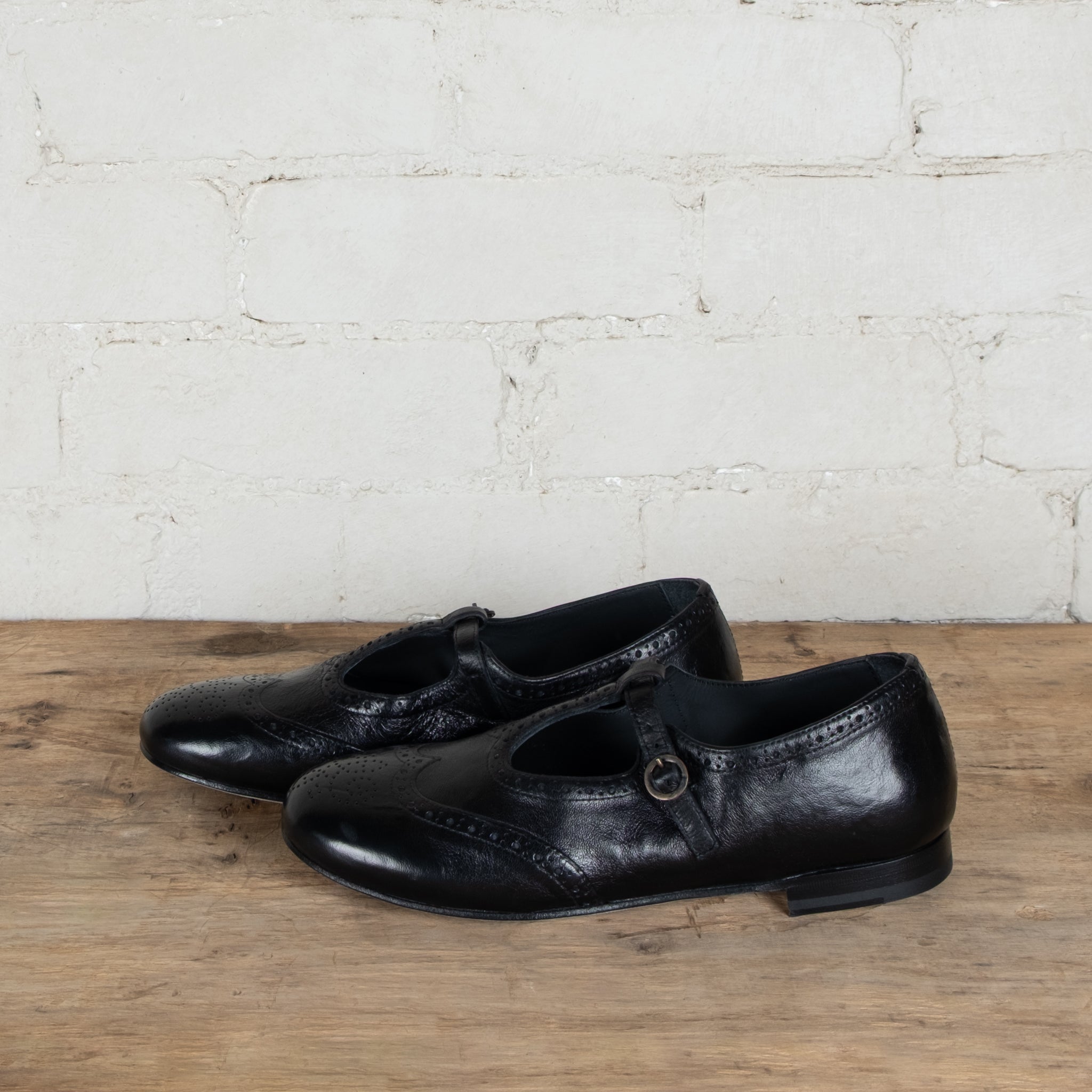 Victoria Varrasso Nero Alice T-Bar Dolls Shoes