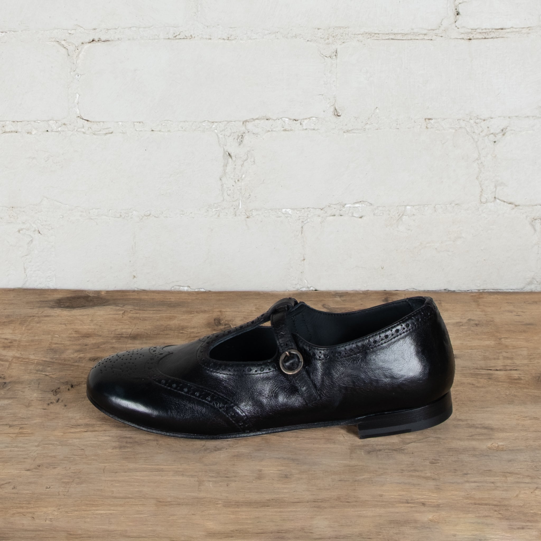 Victoria Varrasso Nero Alice T-Bar Dolls Shoes