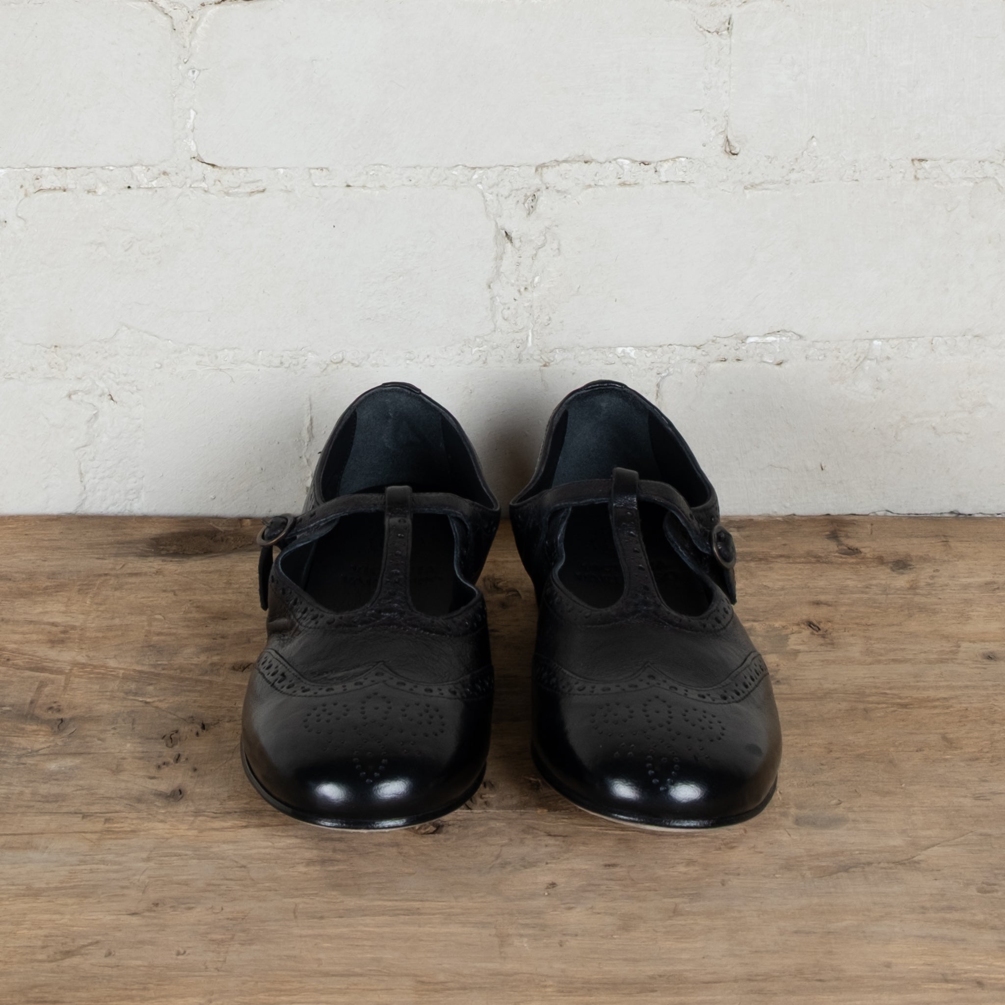 Victoria Varrasso Nero Alice T-Bar Dolls Shoes