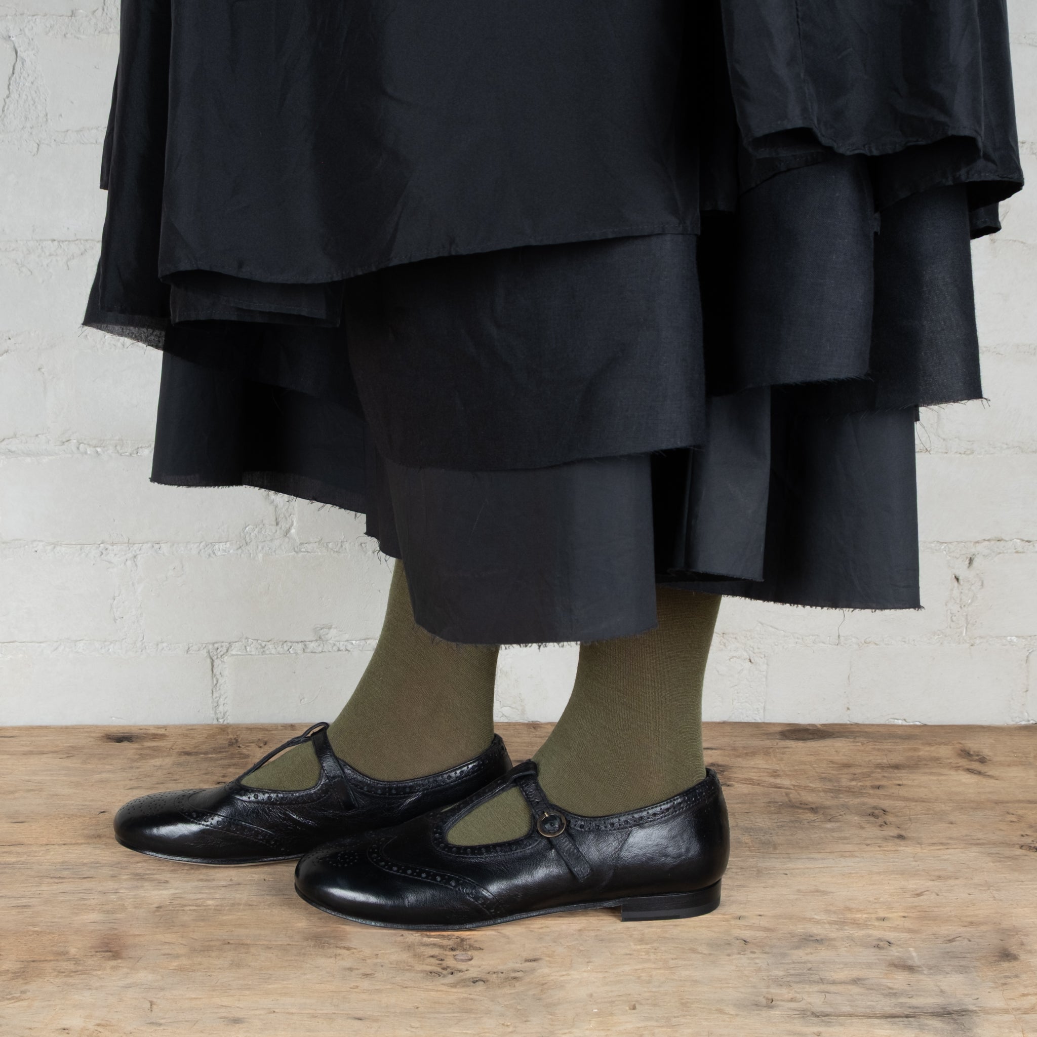Victoria Varrasso Nero Alice T-Bar Dolls Shoes