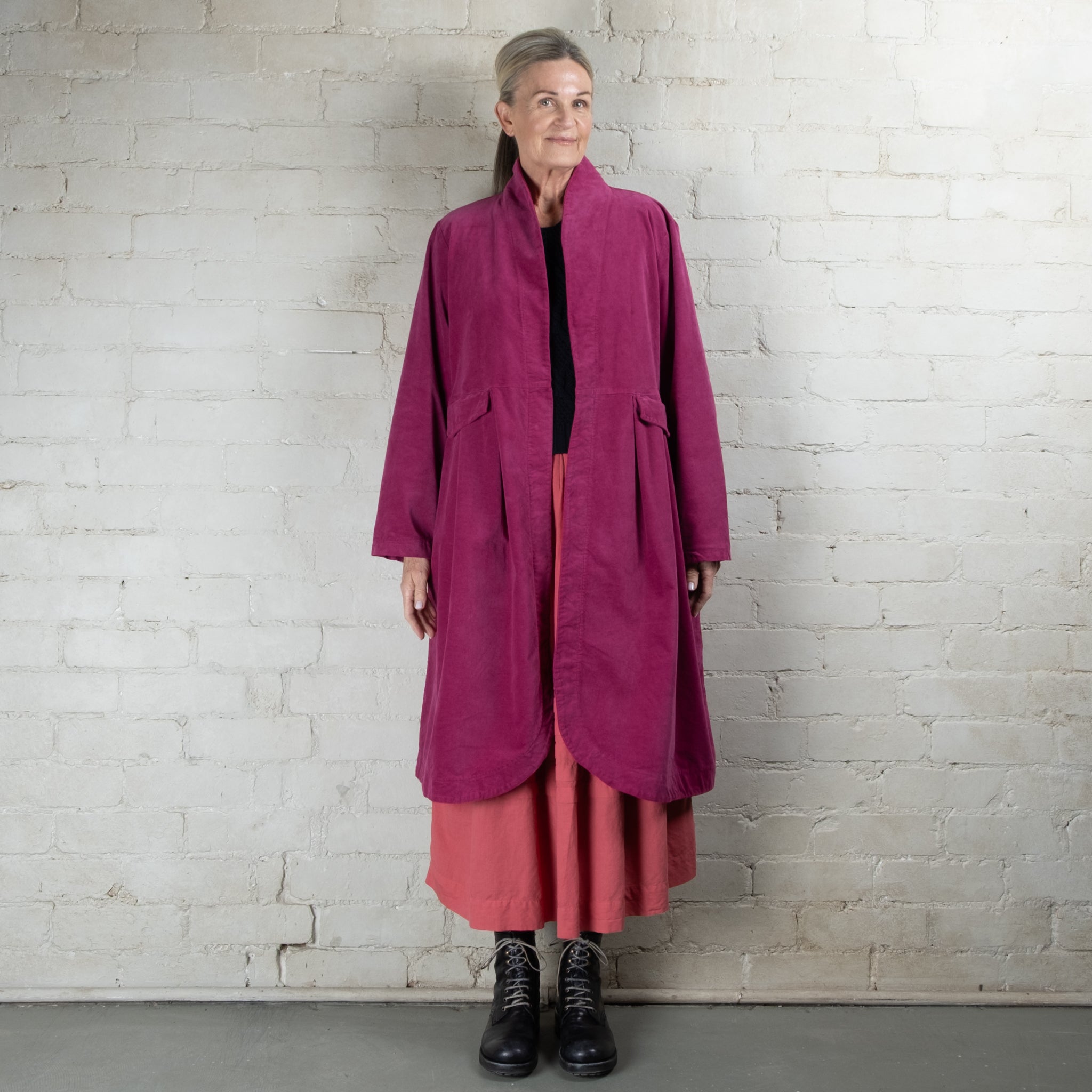Frederic Pissarro Cotton Velvet Coat
