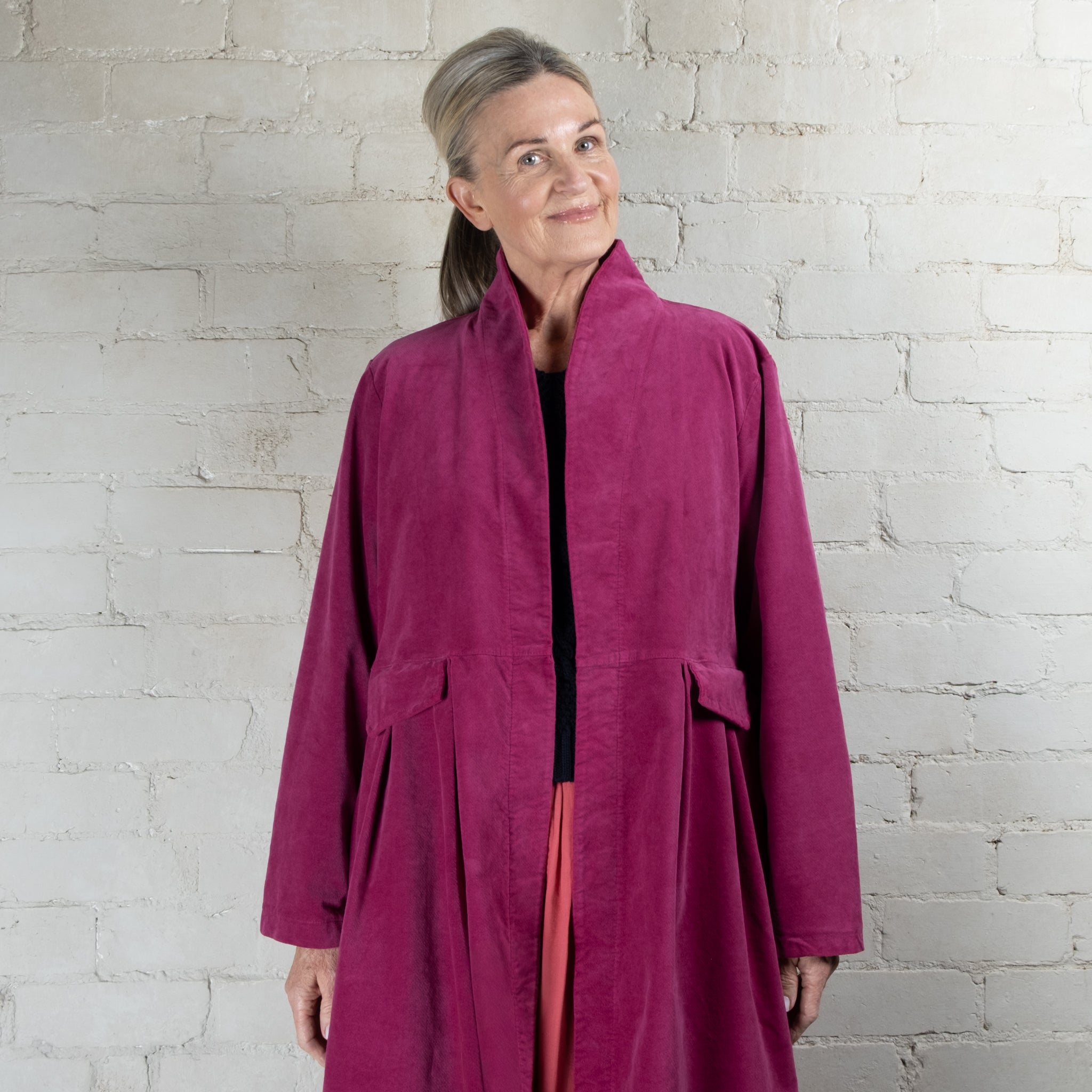 Frederic Pissarro Cotton Velvet Coat