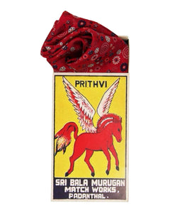 Les Belles Vagabondes Boxed Printed Silk Scarf