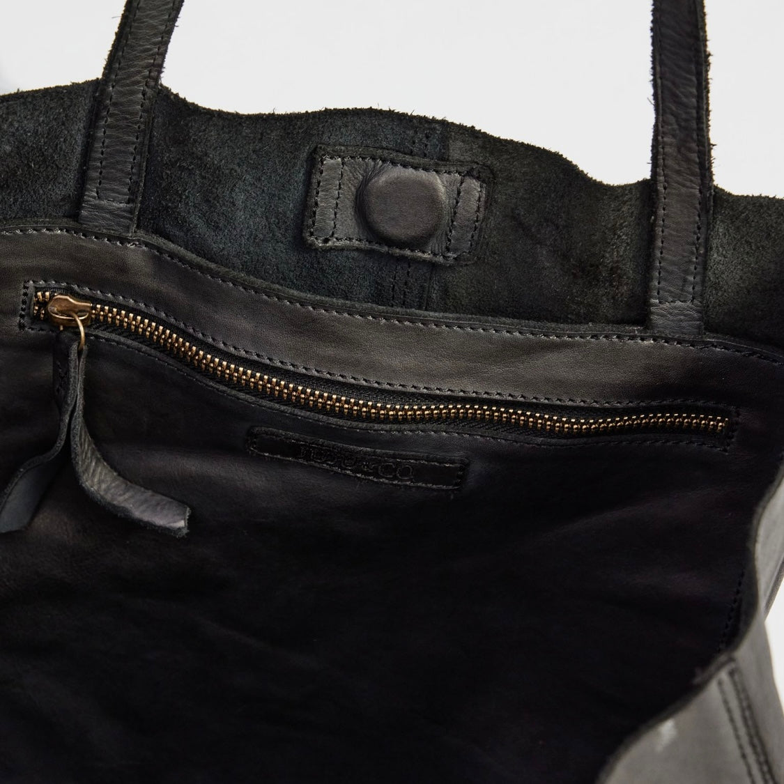Juju & Co Unlined Tote Leather Bag