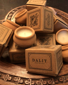 Handmade Terracotta Beeswax Clay Tea Light Candle