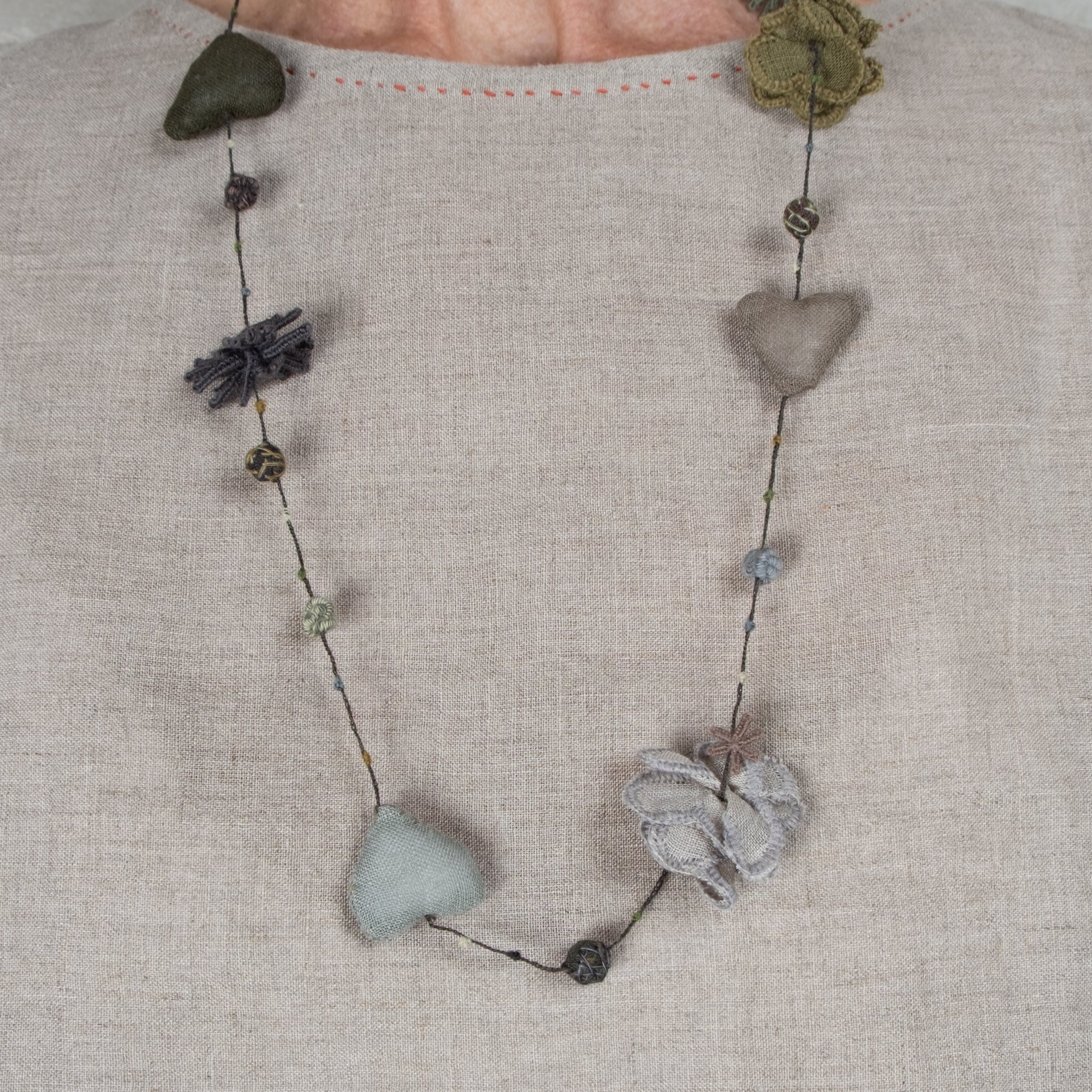 Sophie Digard Hand Crafted Gram Multi Necklace