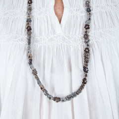 Sophie Digard Hand Crafted Floral Chain Necklace