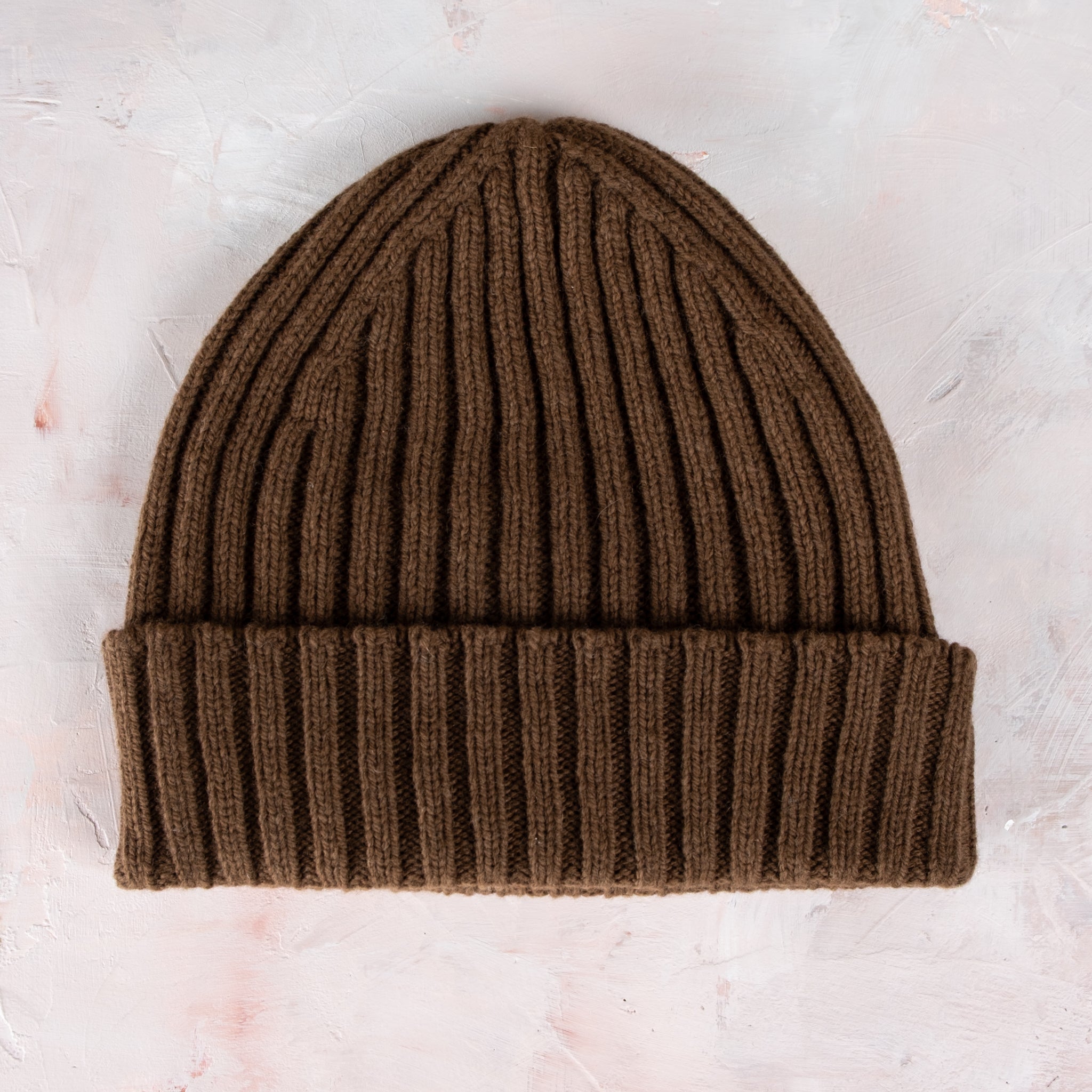 Fisherman Out of Ireland Rib Turn Up Knit Beanie