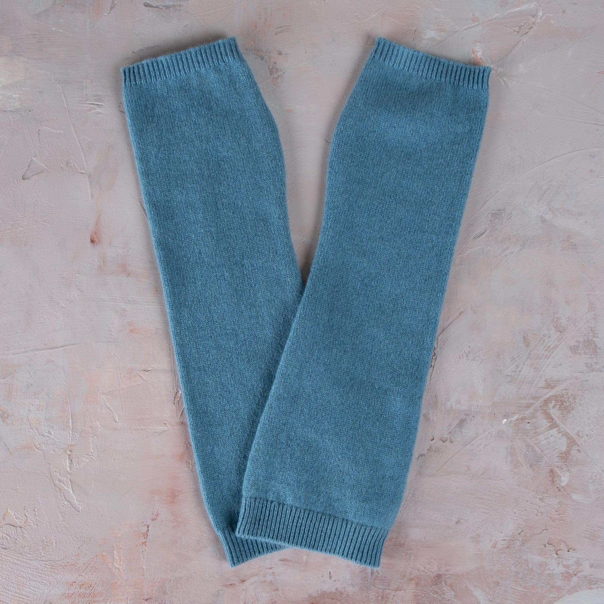 Cashmerism 100% Cashmere Mock Sleeve Long Fingerless Mittens