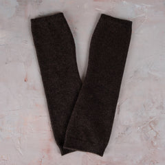 Cashmerism 100% Cashmere Mock Sleeve Long Fingerless Mittens