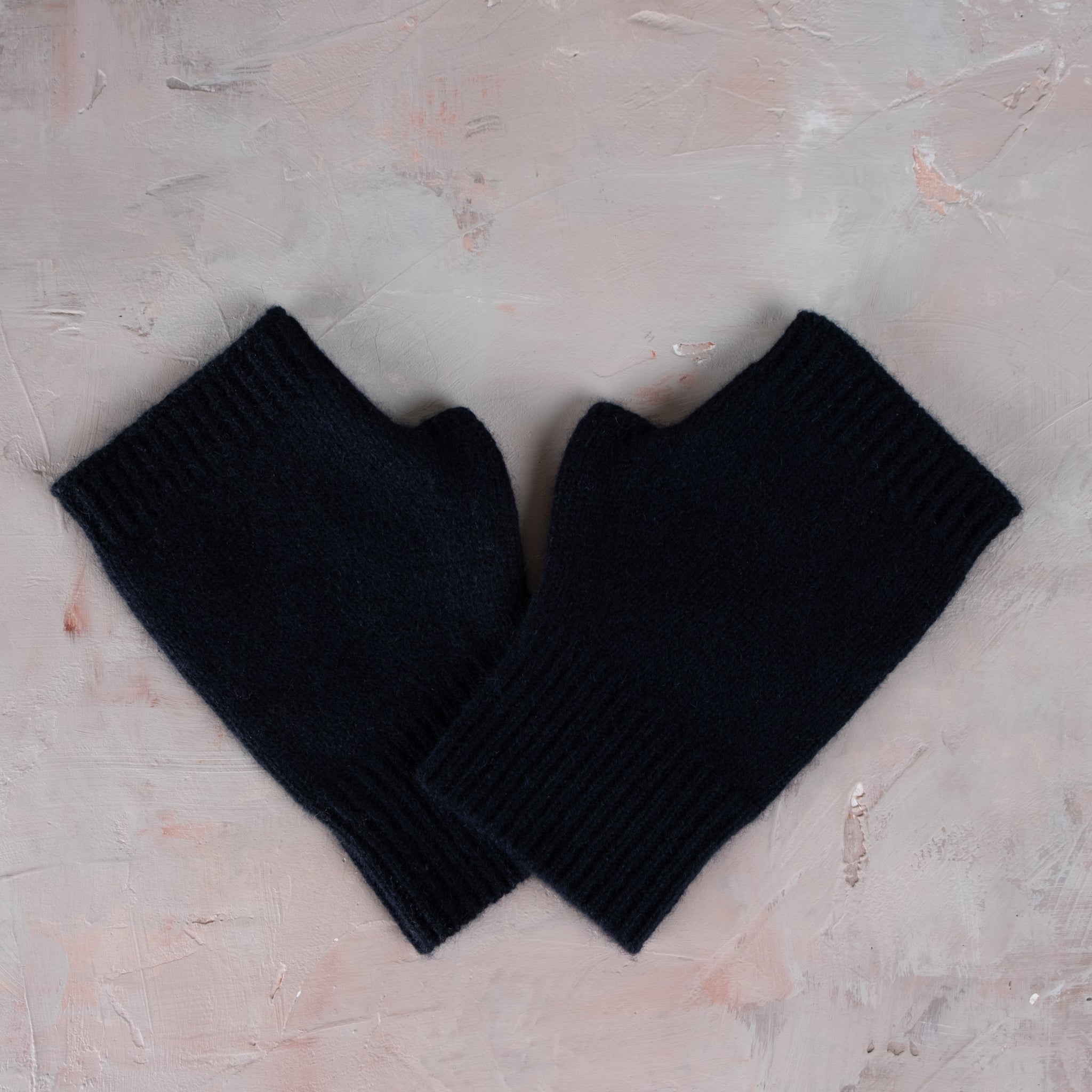 Cashmerism 100% Cashmere Fingerless Mittens