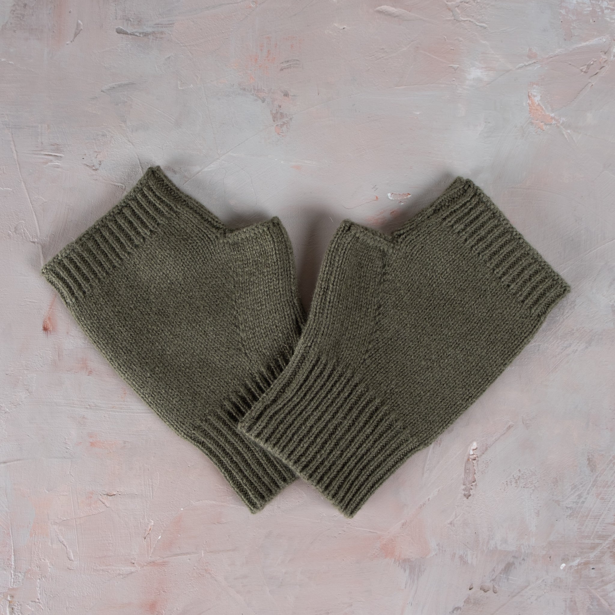 Cashmerism 100% Cashmere Fingerless Mittens