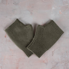 Cashmerism 100% Cashmere Fingerless Mittens