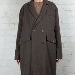 Aleksandr Manamis Double Breasted Wool Coat