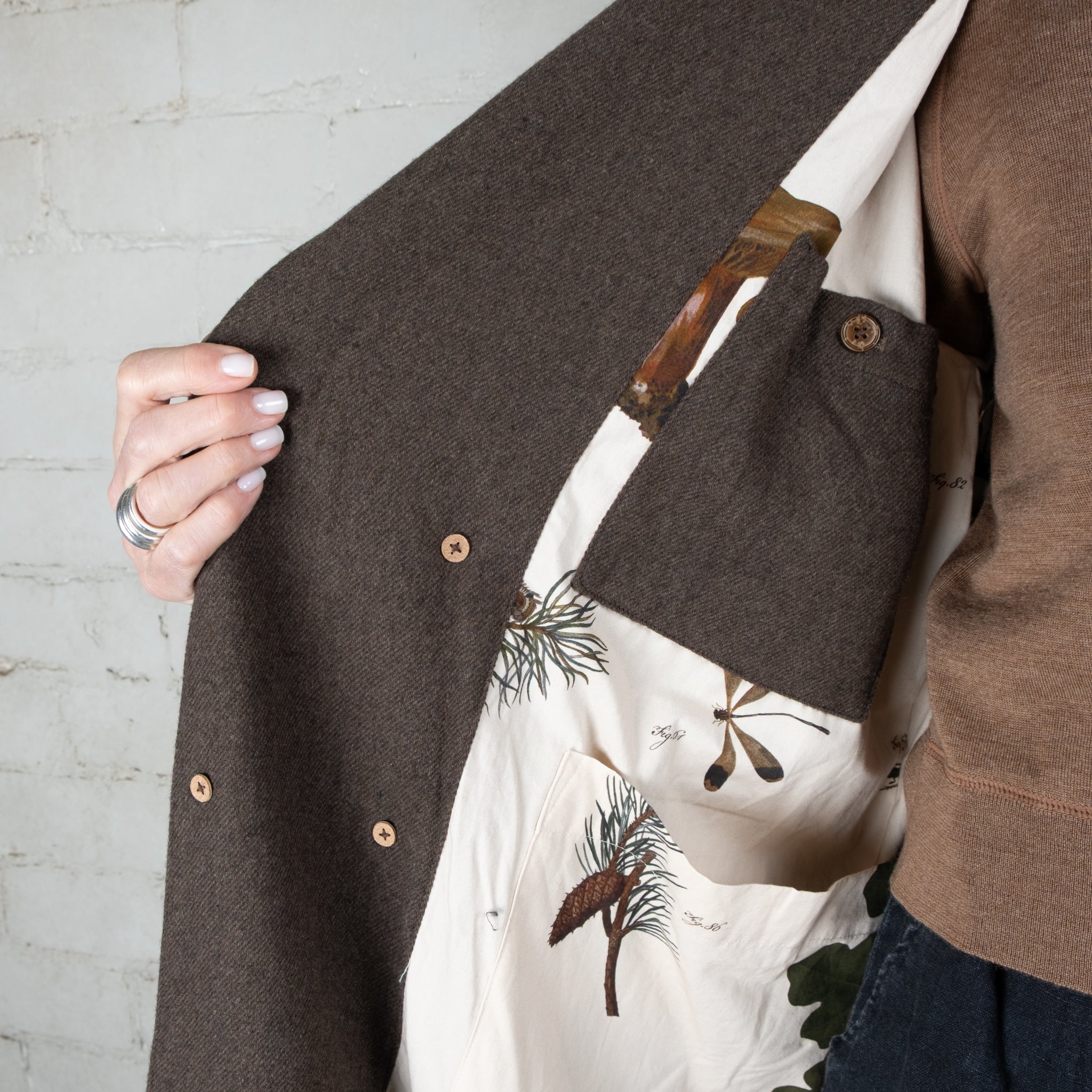 Aleksandr Manamis Double Breasted Wool Coat