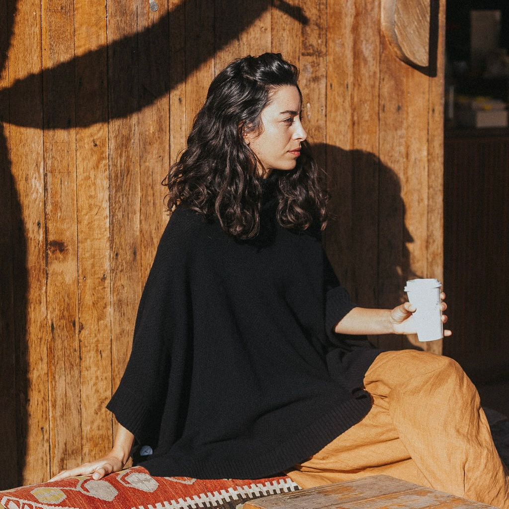 Montaigne Agnès 100% New Zealand Wool Poncho