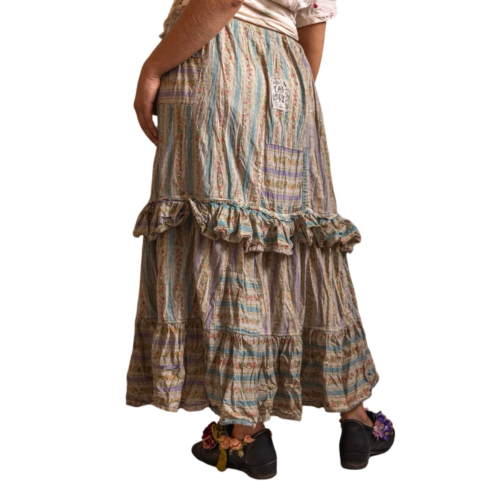 Magnolia Pearl Piecewise Pissarro Skirt