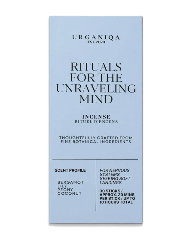 Urganiqa Rituals For The Unraveling Mind Incense