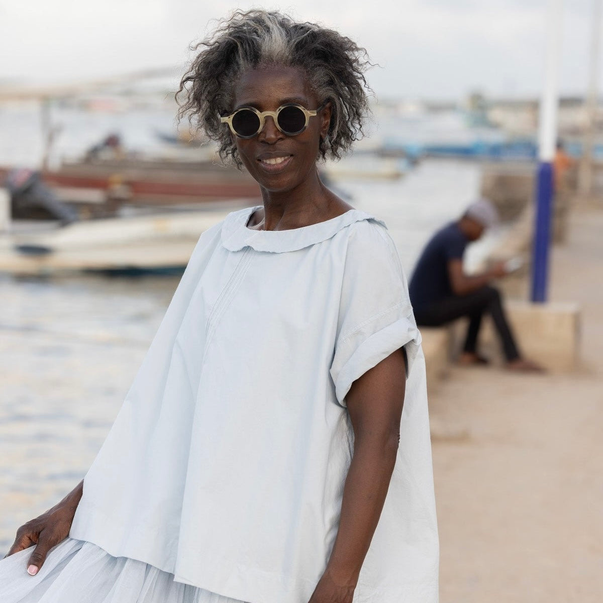 Meg by Design Mia Cotton Poplin Top