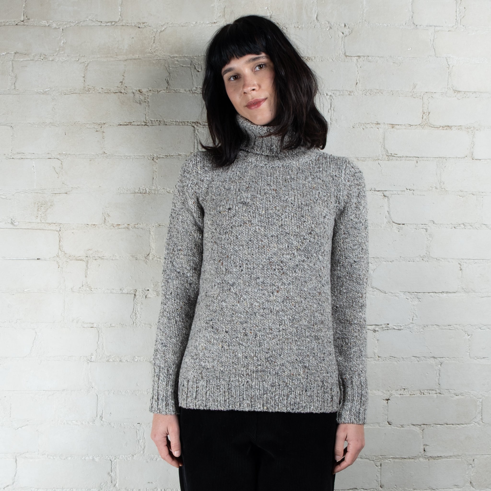Fisherman Out Of Ireland Polo Neck Donegal Jumper