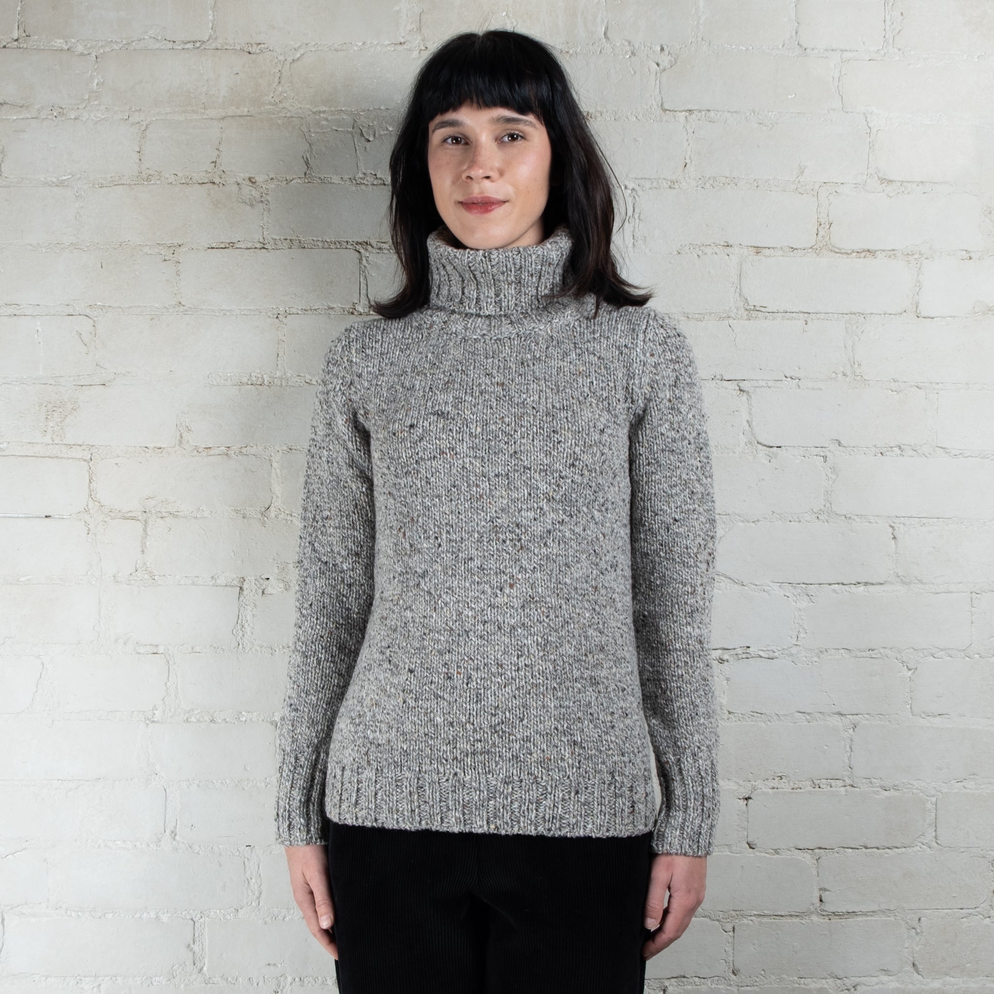 Fisherman Out Of Ireland Polo Neck Donegal Jumper