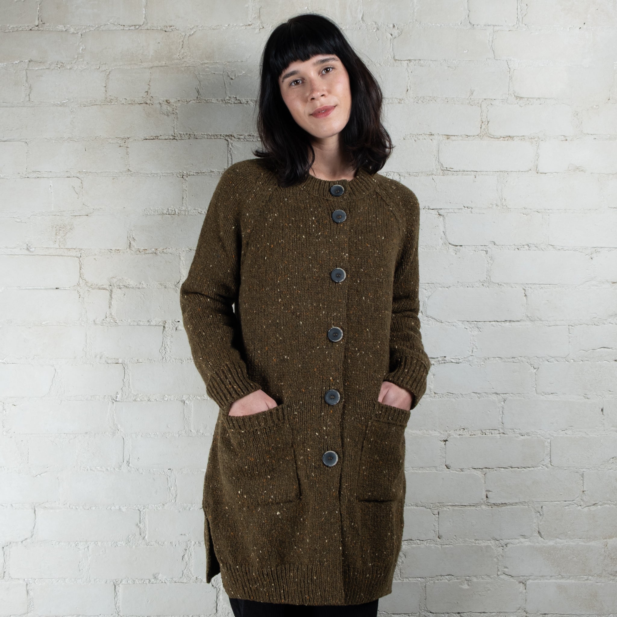 Fisherman Out Of Ireland Donegal Cardi Coat