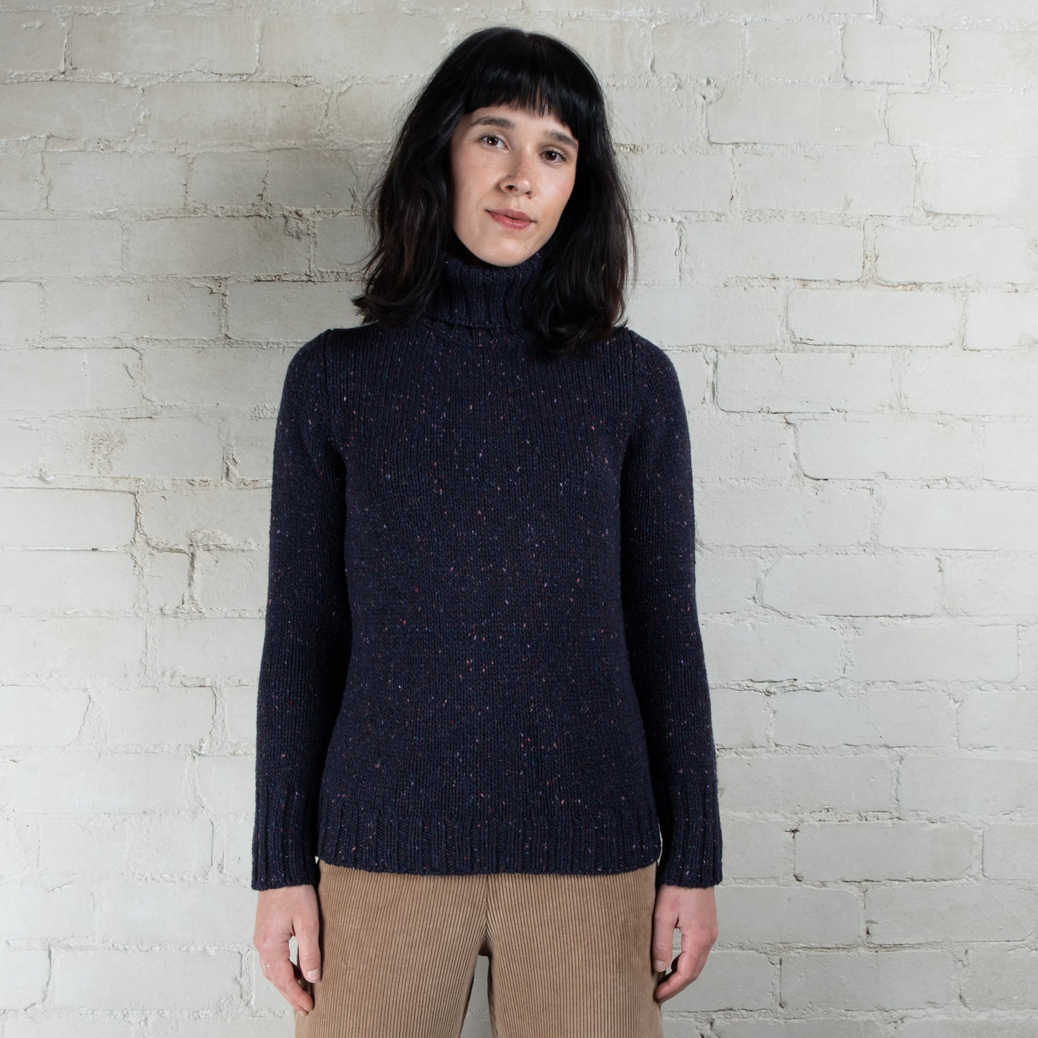 Fisherman Out Of Ireland Polo Neck Donegal Jumper