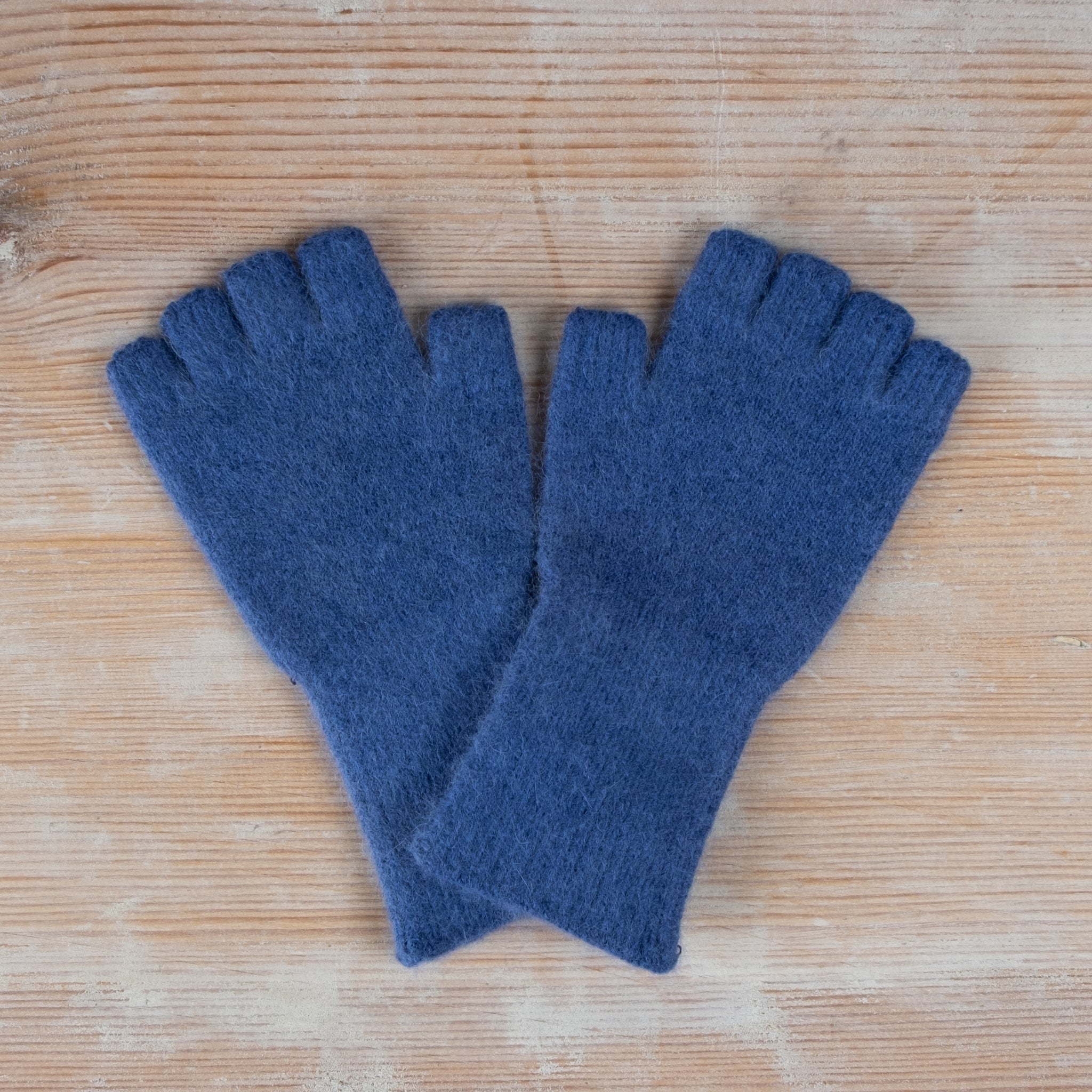 Penelope Durston Angora Lambs Wool Fingerless Gloves