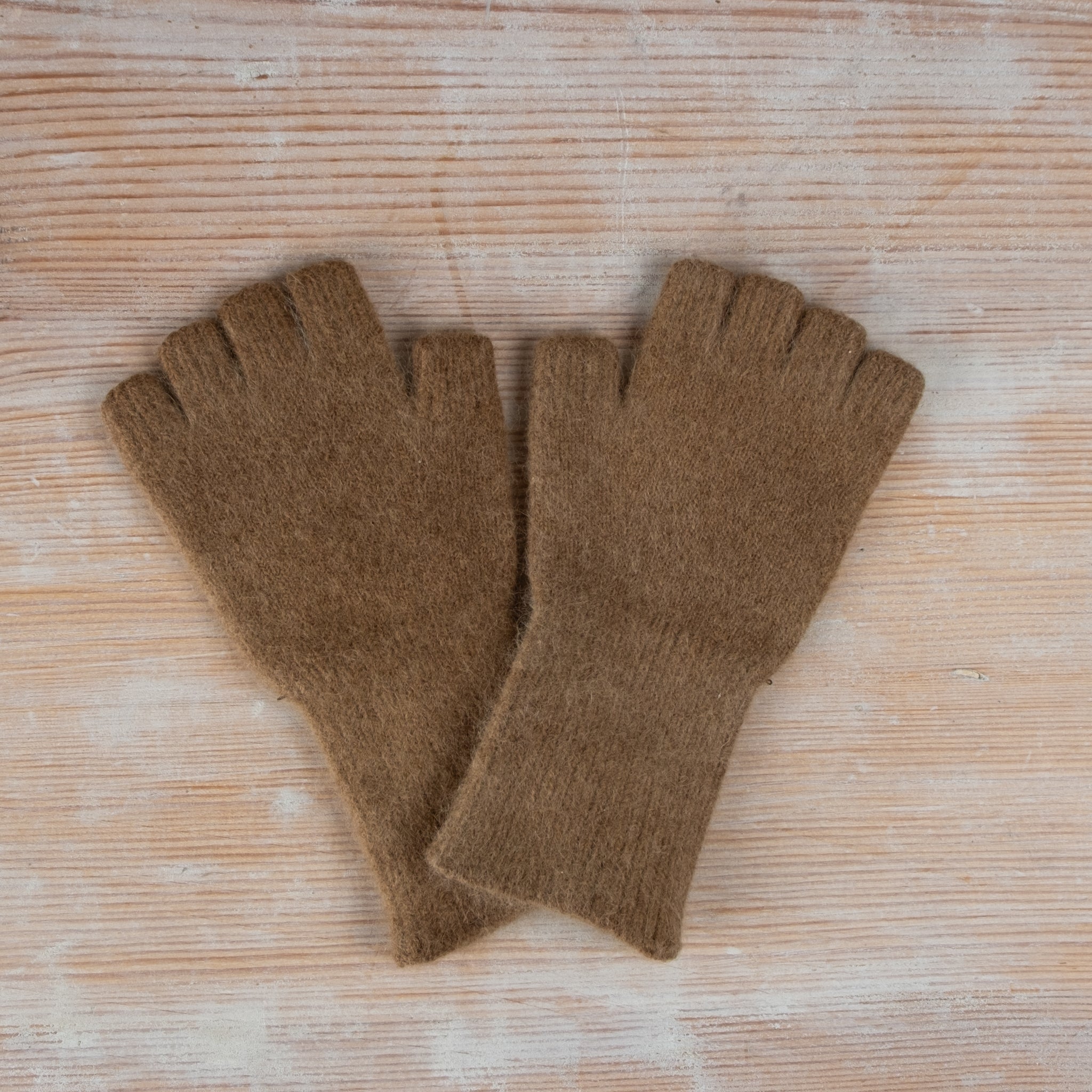 Penelope Durston Angora Lambs Wool Fingerless Gloves