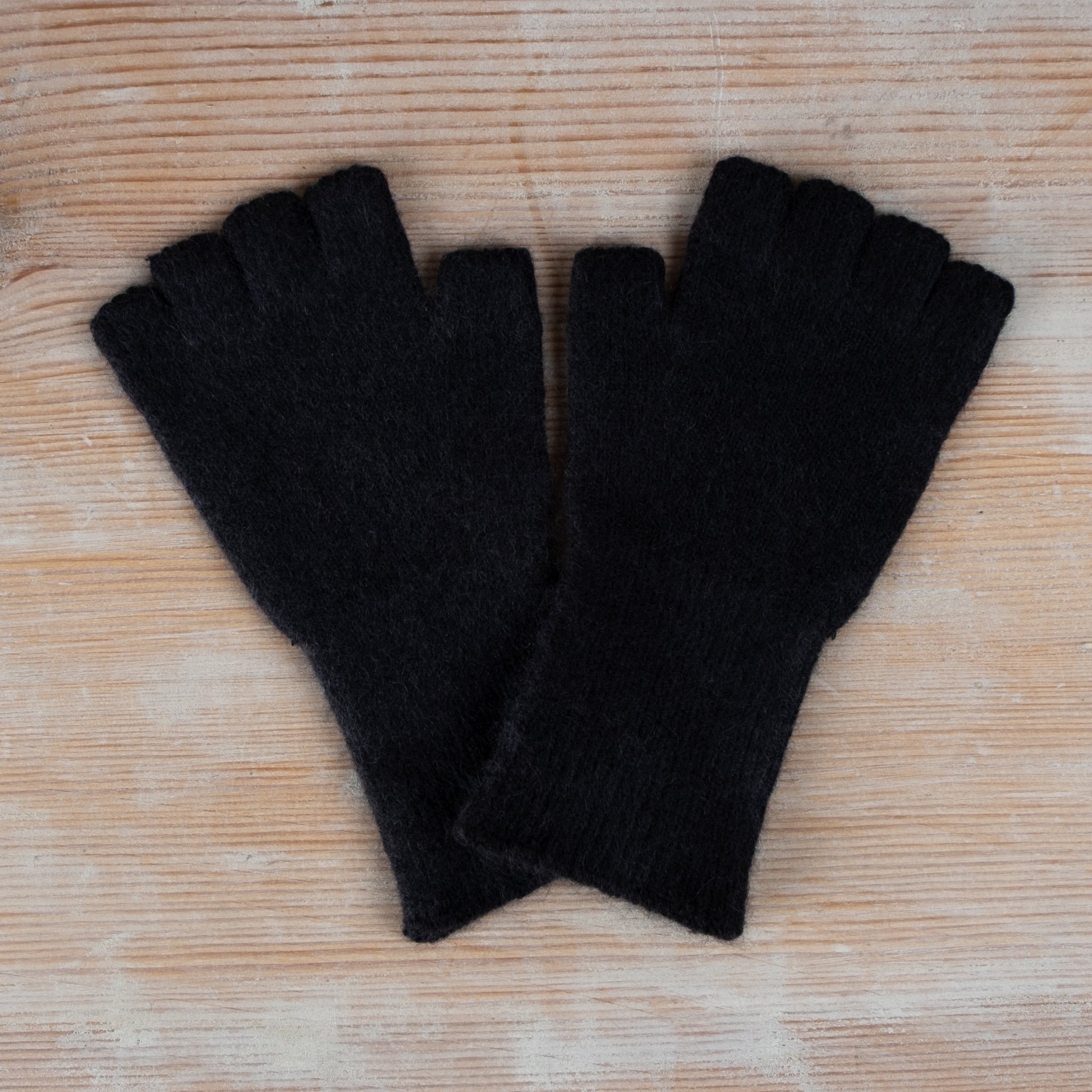 Penelope Durston Angora Lambs Wool Fingerless Gloves
