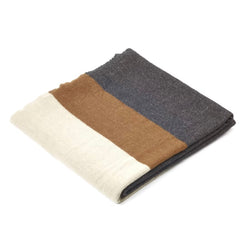 Libeco Nash Stripe Linen Wool Large Coverlet Blanket 260cmx240cm