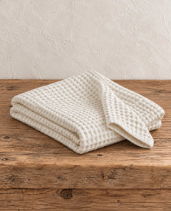 Organic Cotton Rustic Waffle Tea Towel