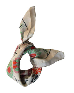 Les Belles Vagabondes Boxed Printed Silk Scarf