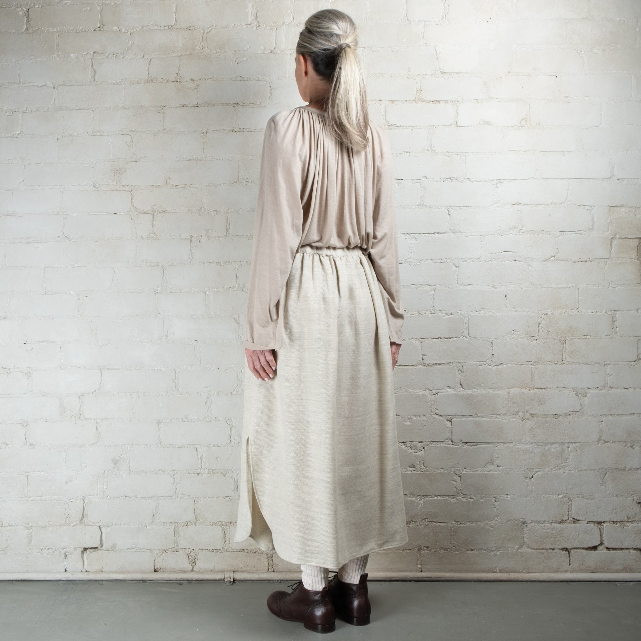 Elsa Esturgie Ombre Wool Skirt