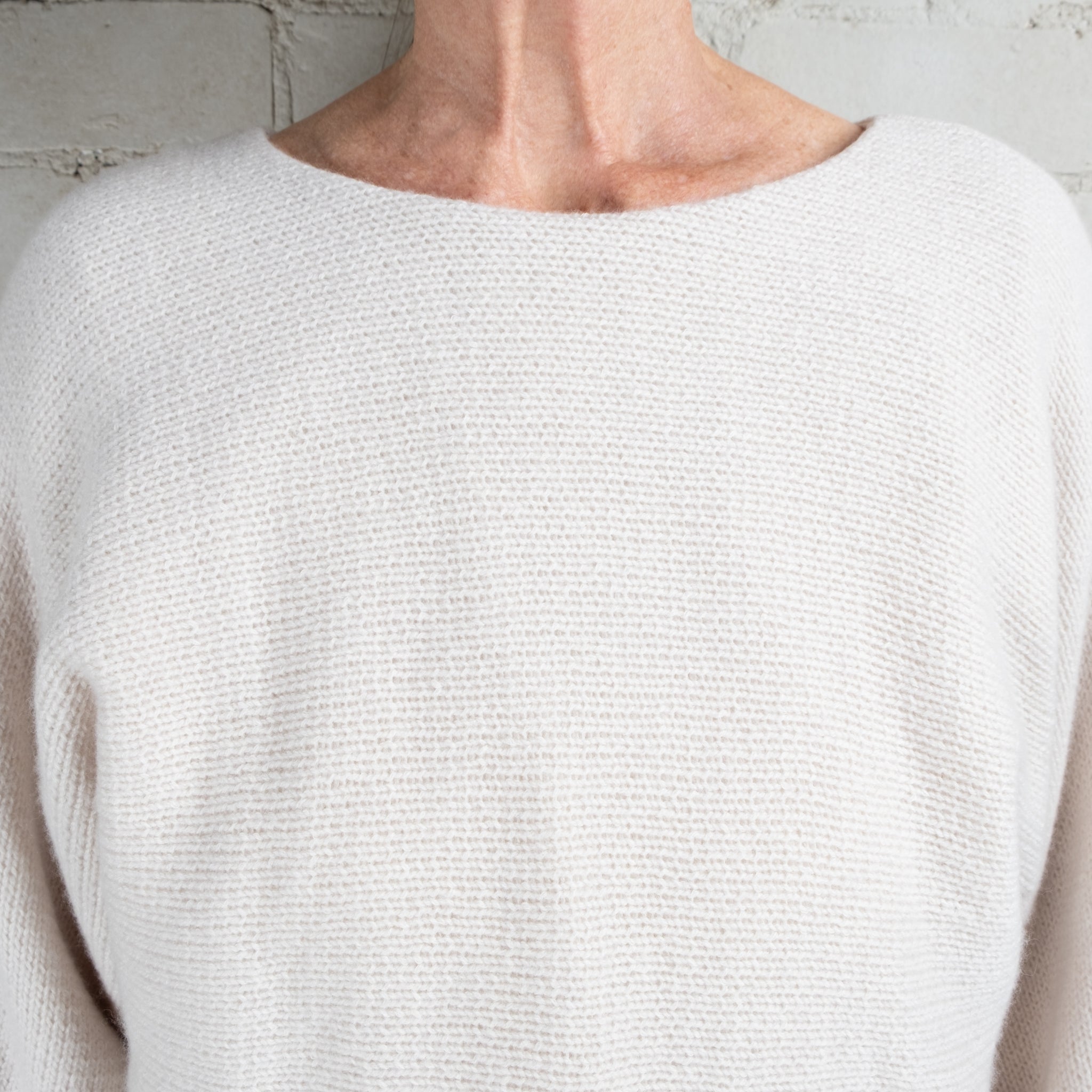 Elsa Esturgie Ozone Organic Cotton Lined Wool Sweater