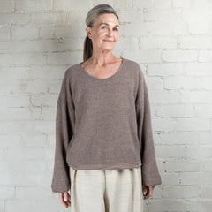 Elsa Esturgie Oubli Organic Cotton Lined Wool Sweater