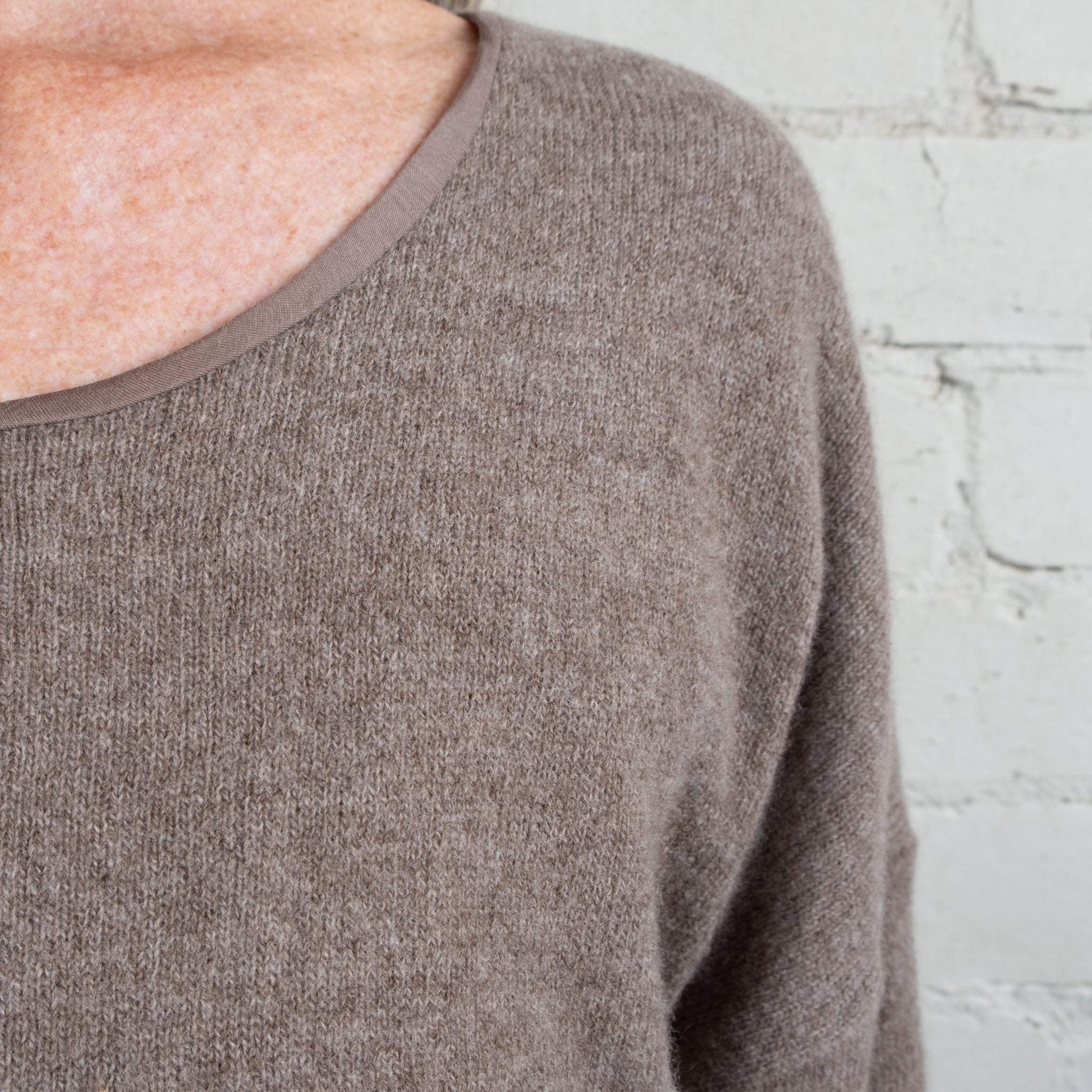 Elsa Esturgie Oubli Organic Cotton Lined Wool Sweater