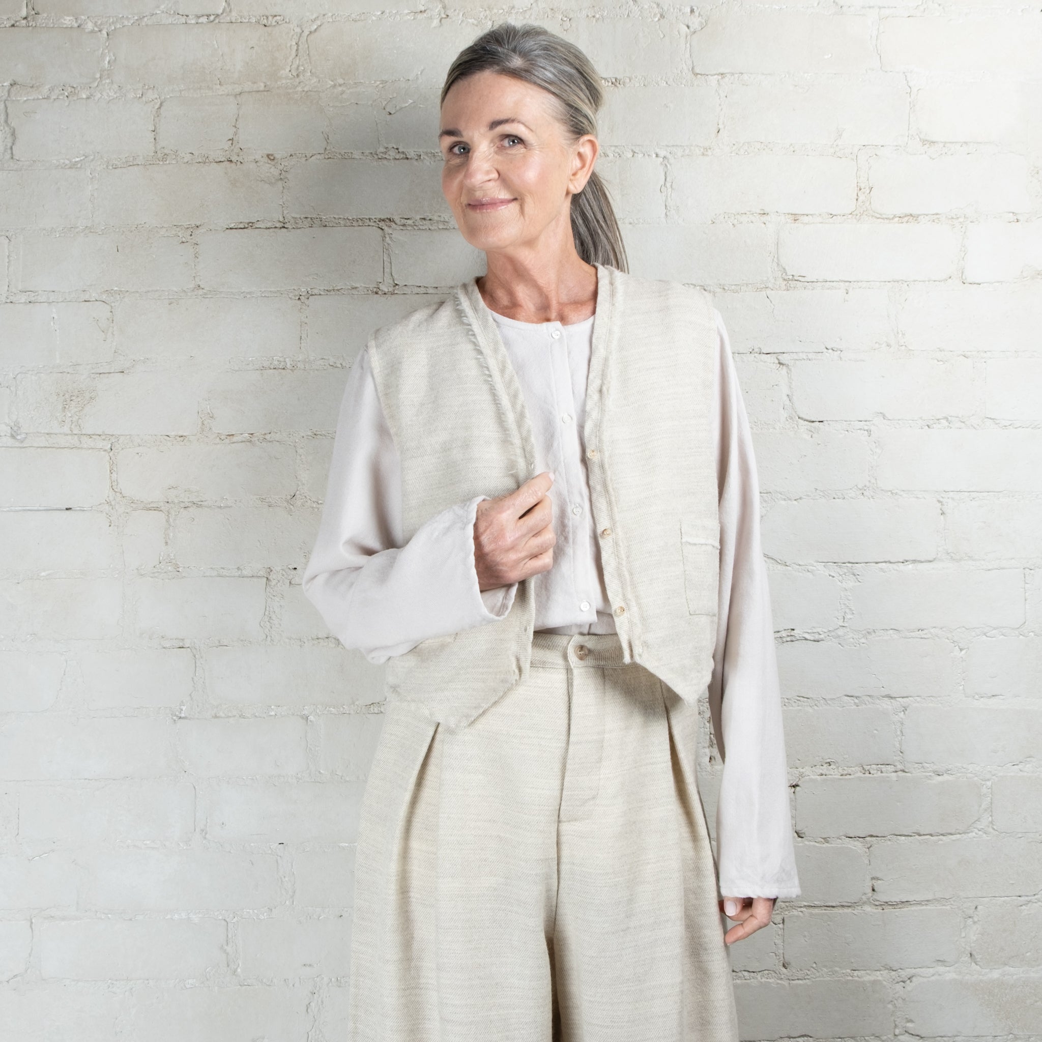 Elsa Esturgie Wool Onde Vest