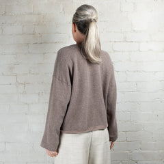 Elsa Esturgie Oubli Organic Cotton Lined Wool Sweater