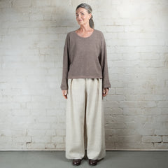 Elsa Esturgie Oubli Organic Cotton Lined Wool Sweater