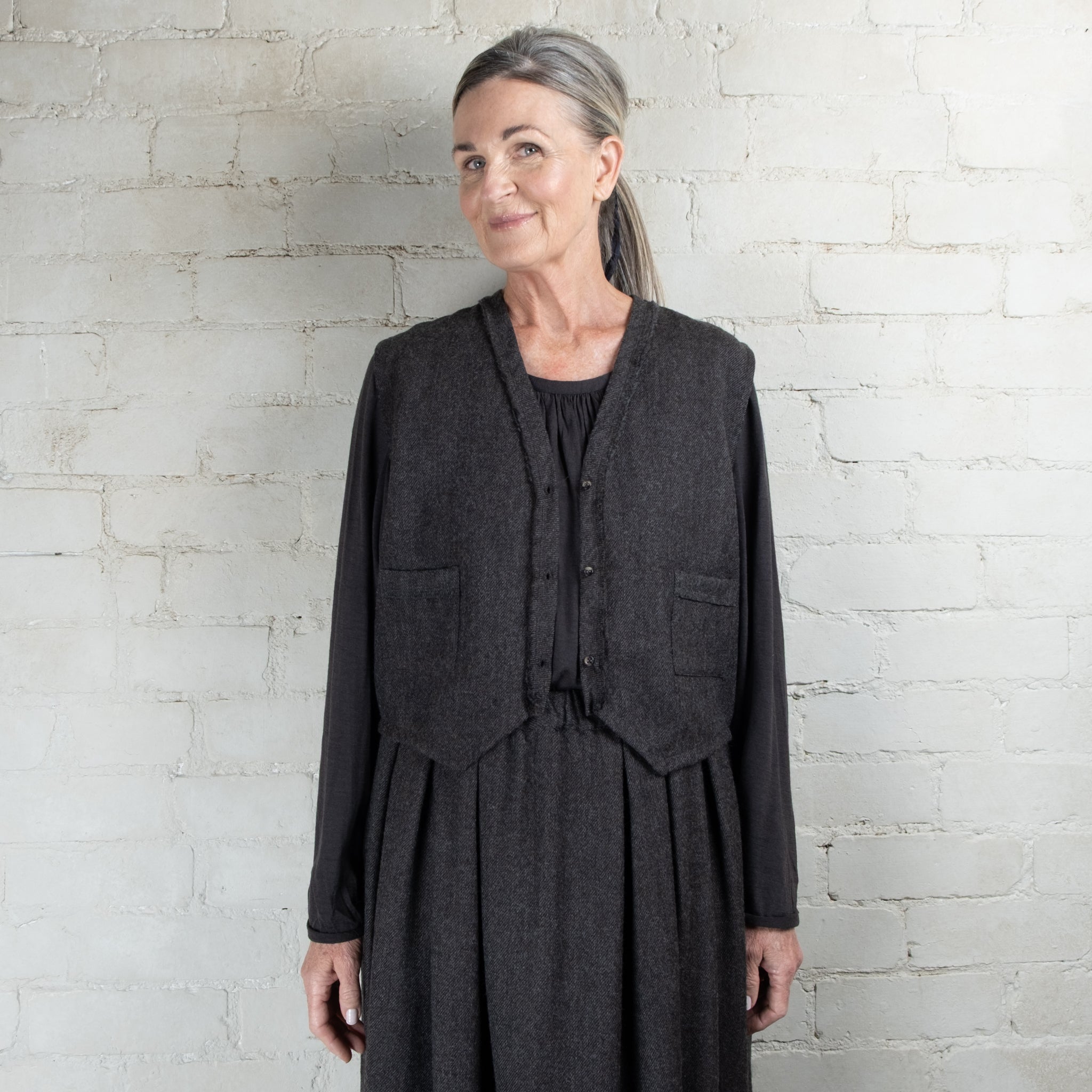 Elsa Esturgie Wool Onde Vest