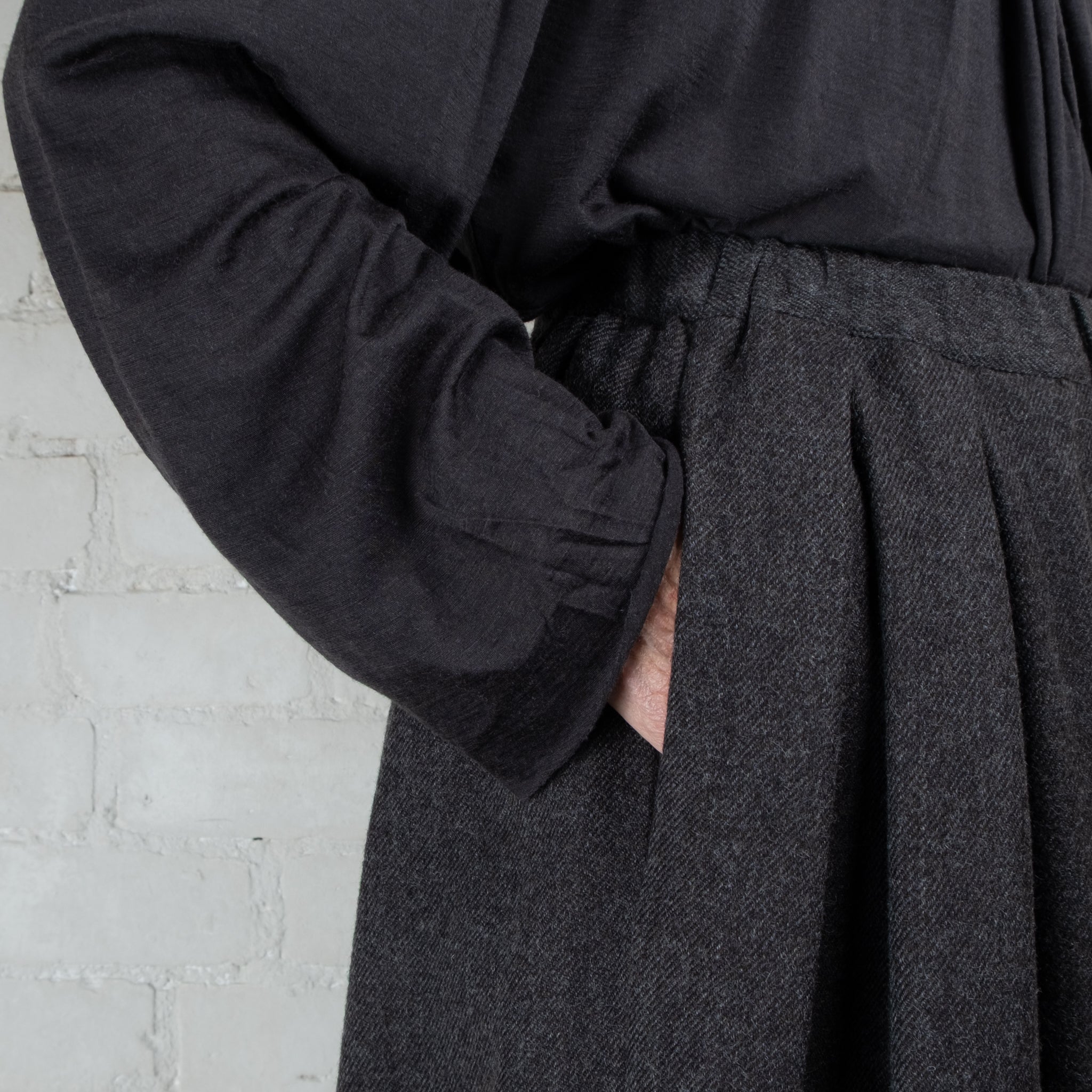 Elsa Esturgie Ombre Wool Skirt