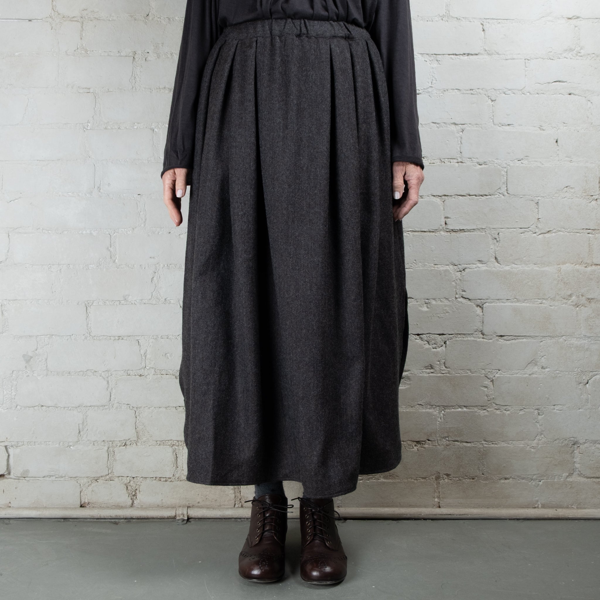 Elsa Esturgie Ombre Wool Skirt